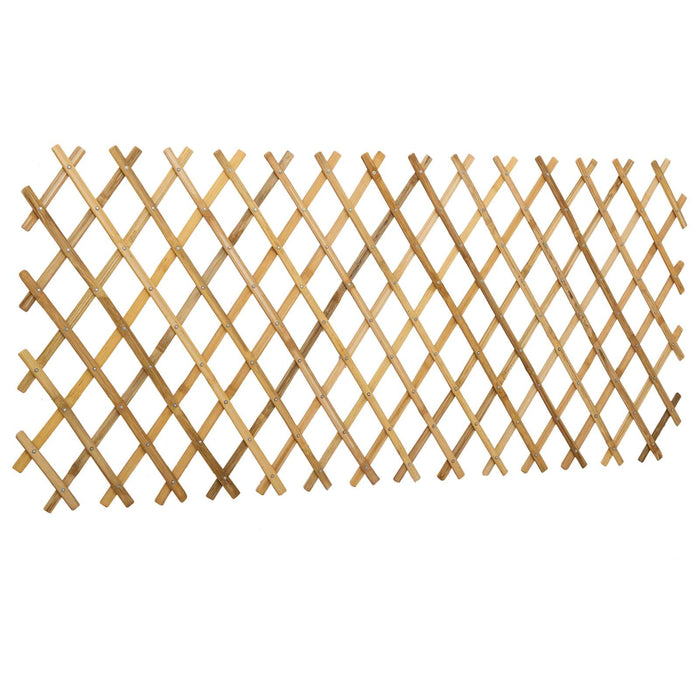 Gard trelis extensibil 2 pcs Maro deschis 100 x 105 cm Bambus - WALTI WALTI
