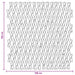 Gard trelis extensibil 2 pcs Maro deschis 100 x 105 cm Bambus - WALTI WALTI