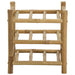 Raft pentru vin natural 32,5 x 29,5 x 36 cm Bambus - WALTI WALTI