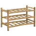 Raft pentru vin natural 57 x 29,5 x 36 cm Bambus - WALTI WALTI