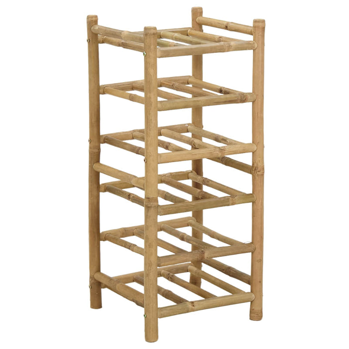 Raft pentru vin natural 32,5 x 29,5 x 72 cm Bambus - WALTI WALTI