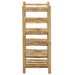 Raft pentru vin natural 32,5 x 29,5 x 72 cm Bambus - WALTI WALTI