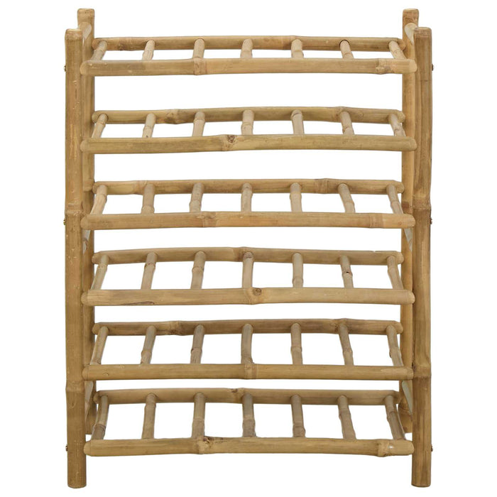 Raft pentru vin natural 57 x 29,5 x 72 cm Bambus - WALTI WALTI