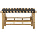 Bancă de grădină natural 80 x 38 x 40 cm Bambus - WALTI WALTI