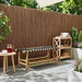 Bancă de grădină natural 110 x 38 x 40 cm Bambus - WALTI WALTI