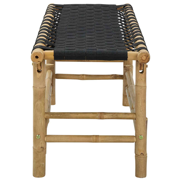 Bancă de grădină natural 110 x 38 x 40 cm Bambus - WALTI WALTI