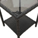 Canapea de grădină cu pernă 2 pcs Negru și Turcoaz Rattan poli - WALTI WALTI