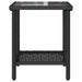 Canapea de grădină cu pernă 2 pcs Negru și Turcoaz Rattan poli - WALTI WALTI