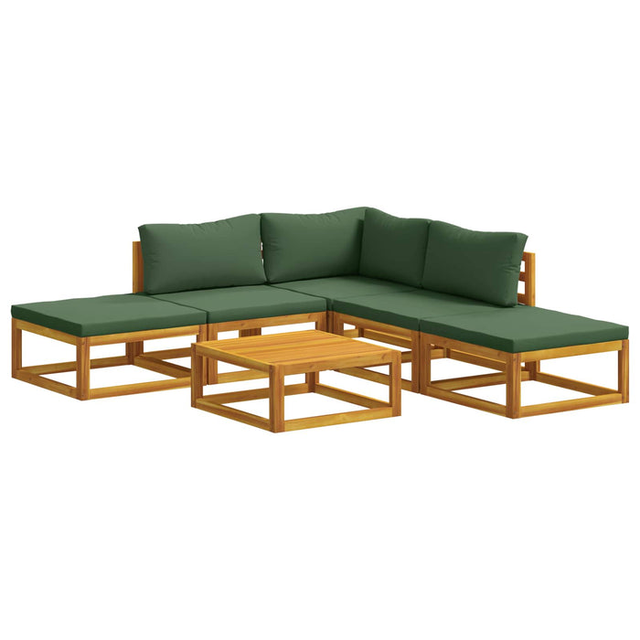 Set de canapea 6 buc. natural Lemn Solid de Acacia WALTI
