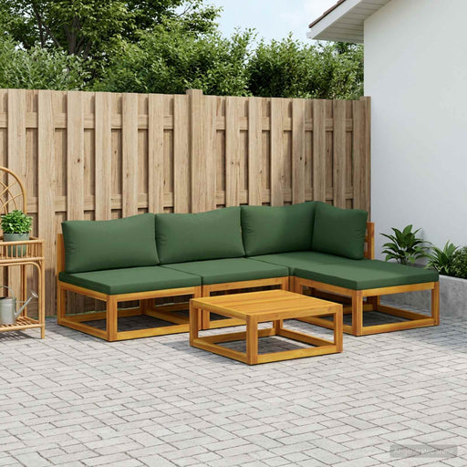 Set de canapea 5 buc. natural Lemn Solid de Acacia - WALTI WALTI