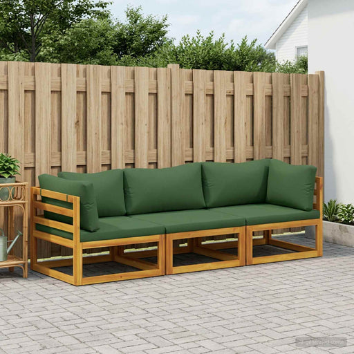 Set de canapea 3 buc. natural Lemn Solid de Acacia - WALTI WALTI