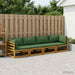 Set de canapea 4 buc. natural Lemn Solid de Acacia - WALTI WALTI