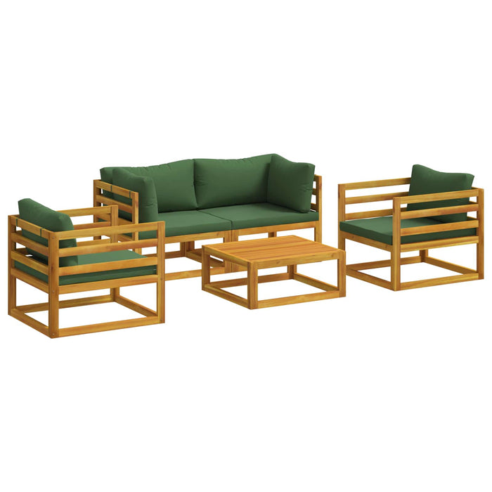 Set modular de lounge pentru grădină, 5 piese natural WALTI