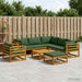 Set de canapea 8 buc. natural Lemn Solid de Acacia - WALTI WALTI