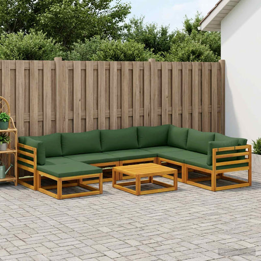 Set de canapea 8 buc. natural Lemn Solid de Acacia - WALTI WALTI