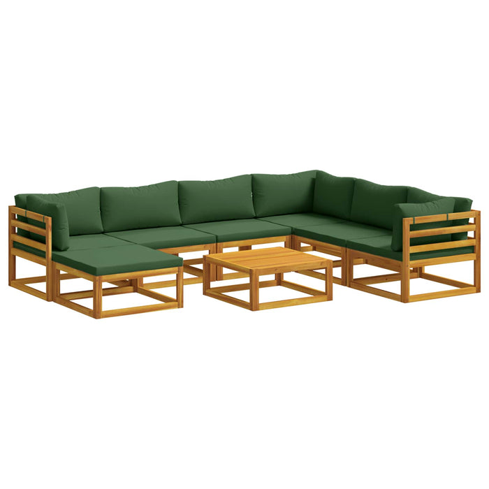 Set de canapea 8 buc. natural Lemn Solid de Acacia WALTI