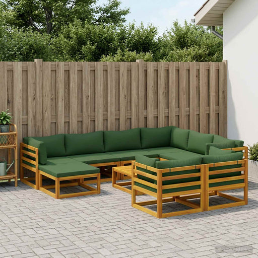 Set de canapea 10 buc. natural Lemn Solid de Acacia - WALTI WALTI