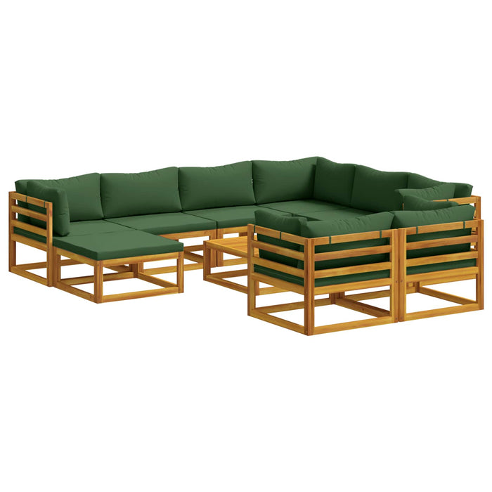 Set de canapea 10 buc. natural Lemn Solid de Acacia WALTI