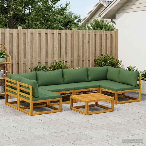Set de canapea 7 buc. natural Lemn Solid de Acacia - WALTI WALTI