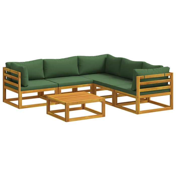 Set de canapea 6 buc. natural Lemn Solid de Acacia WALTI
