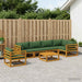 Set de canapea 7 buc. natural Lemn Solid de Acacia - WALTI WALTI