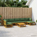 Set de canapea 8 buc. natural Lemn Solid de Acacia - WALTI WALTI