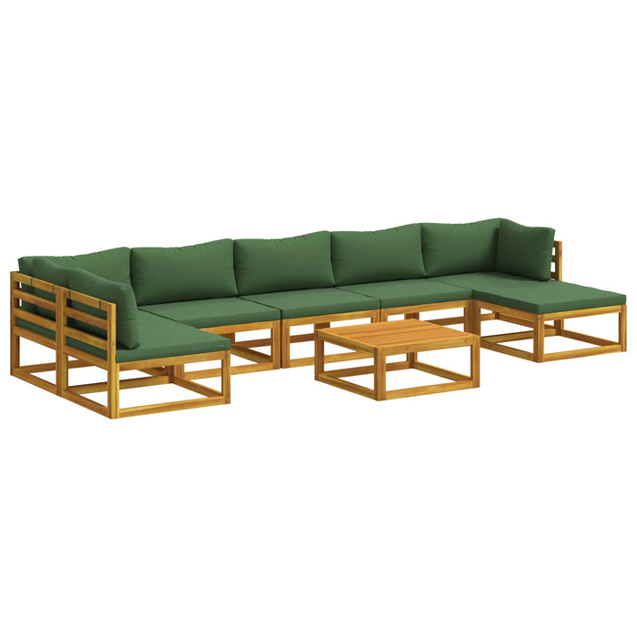 Set de canapea 8 buc. natural Lemn Solid de Acacia WALTI
