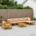 Set de canapea 7 buc. natural Lemn Solid de Acacia - WALTI WALTI