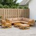 Set de canapea 8 buc. natural Lemn Solid de Acacia - WALTI WALTI