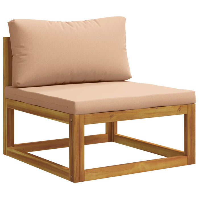 Set de canapea 9 buc. natural Lemn Solid de Acacia WALTI