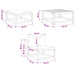 Set de canapea 5 buc. natural Lemn Solid de Acacia - WALTI WALTI