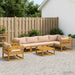 Set de canapea 7 buc. natural Lemn Solid de Acacia - WALTI WALTI