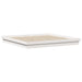 Cadru de pat Alb 200 x 200 cm Lemn de pin masiv - WALTI WALTI