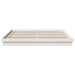 Cadru de pat Alb 200 x 200 cm Lemn de pin masiv - WALTI WALTI