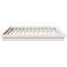 Cadru de pat Alb 200 x 200 cm Lemn de pin masiv - WALTI WALTI