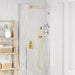 Sistem de duș încastrat (pătrat) Auriu Oțel Inoxidabil 201 - WALTI WALTI