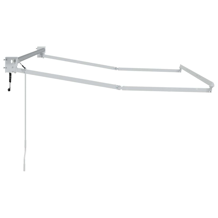 Cadru copertină retractabil electric Alb 3 x 2 m Aluminiu - WALTI WALTI