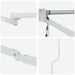 Cadru copertină retractabil electric Alb 4 x 2 m Aluminiu - WALTI WALTI