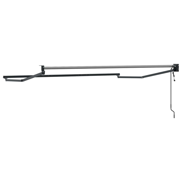 Cadru copertină retractabil electric Antracit 3 x 2 m Aluminiu - WALTI WALTI