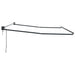Cadru copertină retractabil electric Antracit 4 x 2 m Aluminiu - WALTI WALTI