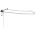 Cadru copertină retractabil electric Alb 3,5 x 2 m Aluminiu - WALTI WALTI