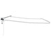 Cadru copertină retractabil electric Alb 4,5 × 3 m Aluminiu - WALTI WALTI