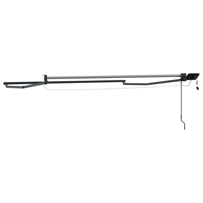 Cadru copertină retractabil electric Antracit 3,5 x 2 m - WALTI WALTI