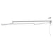 Cadru copertină retractabil electric Alb 3,5 x 2 m Aluminiu - WALTI WALTI