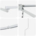 Cadru copertină retractabil electric Alb 4 x 2 m Aluminiu - WALTI WALTI