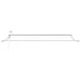 Cadru copertină retractabil electric Alb 4,5 × 3 m Aluminiu - WALTI WALTI