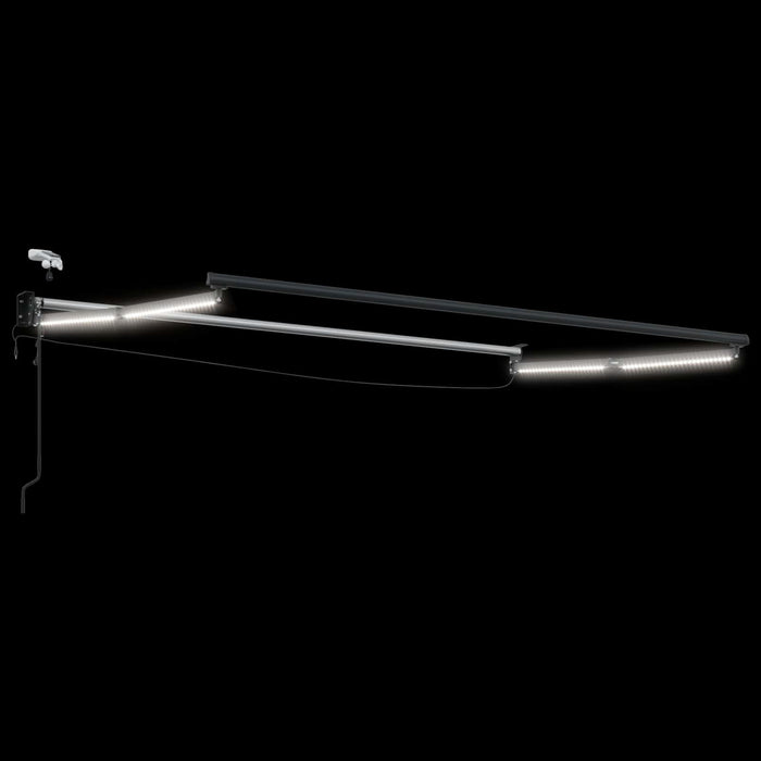 Cadru copertină retractabil electric Antracit 3,5 x 2 m - WALTI WALTI