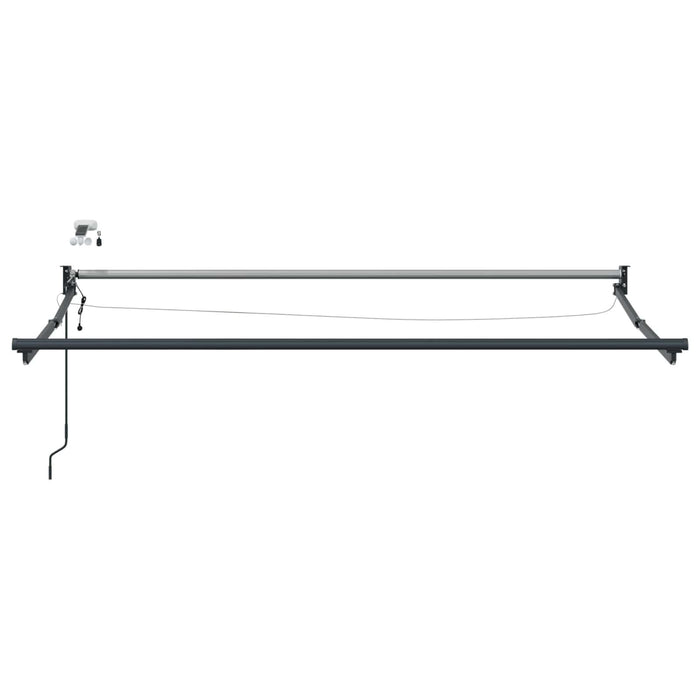 Cadru copertină retractabil electric Antracit 3,5 x 2 m - WALTI WALTI