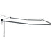Cadru copertină retractabil electric Antracit 5 x 3 m Aluminiu - WALTI WALTI