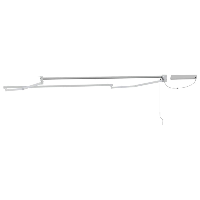 Cadru copertină retractabil electric Alb 3,5 x 2 m Oțel - WALTI WALTI